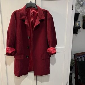 Amazon Women's Deep Red Blazer